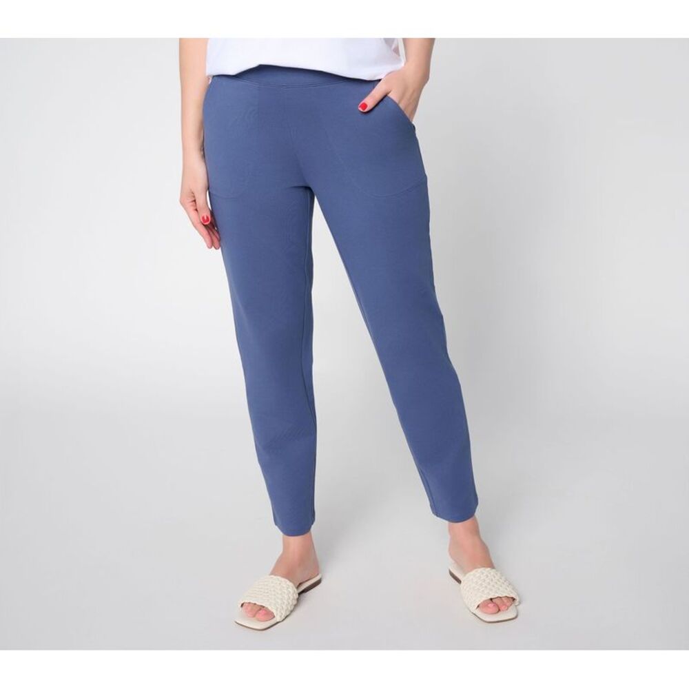 Liberare Women's Pants Sz XL Denim & Co. EasyWear French AntiqueBlue A671462